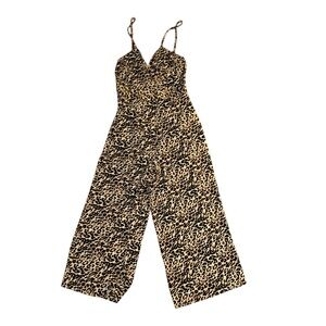 Chic Leopard Print Jumpsuit
